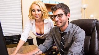 ass smacking - Office MILF Aaliyah Fucked By IT Guy